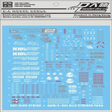DL DAlibabaN Water slide decal MG Freedom Justice Turn Red Frame Sazabi DX NT-1 Phenex