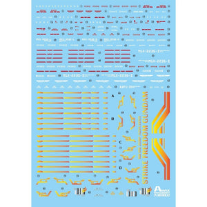 AMAX Water Slide Decal 1/100 MB Soul Blue ver Strike Freedom Fluo Gold Coaitng AMAXMB008