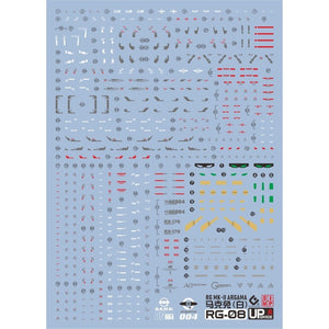 20250721 EVO RG MK2 MK 2 MK-II AEUG fluo water slide decal EVORG008