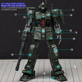 YAN FLAME Water Slide Decal GHOST PB HGUC HG 1/144 RGM-79S GM SPARTAN Fluo (YANHG026) 20250721