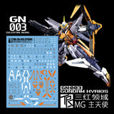 Transamsphere TRS MG 1/100 GN-003 Kyrios Detail Water Slide Decal TRSMG001