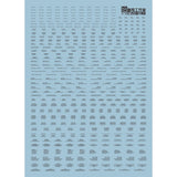 1010 Water Slide Decal MG 1/100 Warning Sign Logo 1010TY001 1010TY002 1010TY003 1010TY004 1010TY005 1010TY006 1010TY007