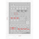 20250722 Artisan's Club MG 1/100 Yzak Jule Custom / Slash Zaku Water Slide Decal