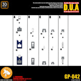 ANUBIS 3D print detail upgrade parts parts for HG MS-06R-1A Black TRI-STARS ZAKU 2 GP042 from kits