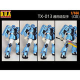 ANUBIS 3D print detail upgrade parts TX013 general use hands for 1/144 zaku in the kits