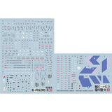 20250721 EVO RG 1/144 Hi NU Hyper Mega Bazooka Fluo Water Slide Decal EVORG029 EVORG048