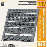 ANUBIS 3D print detail upgrade parts DUA001-020 details upgrade accessories reloading outer armor heat sink spout no kits