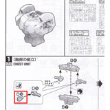 CA MG 1/100 Zaku Warrior Ginn D10 metal Replacement spare parts