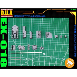 ANUBIS 3D print detail upgrade parts EX018 HG standard type  LAUDA'S DILANZA   3d Print detail parts no kits