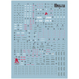 1010 Water Slide Decal RG 1/144 RX-93 NT   Nu Metal Structure Ver. 1010RG005