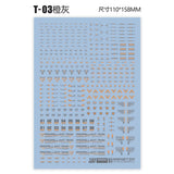 20250721 EVO Monster 1/100 T03 General use water slide decal EVOJS003-1 EVOJS003-2 EVOJS003-3 EVOJS003-4