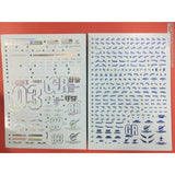 DL DALIN Water slide decal PG 1/60 UNICORN 03 PHENEX