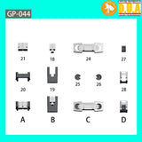 ANUBIS 3d PRINT DETAIL upgrade parts GP044 3D Print AddonHGUC RX-79 Apr EZ-8 08MS from KITS