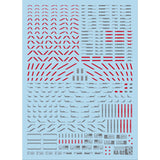 Transamsphere TRS KA Gneral Use Letter / Number / Sign Detail Water Slide Decal TRSTYKA01G TRSTYKA01W  TRSTYKA02W  TRSTYKA02G  TRSTYKA03 TRSTYKA03SG  TRSTYKA04W  TRSTYKA04G