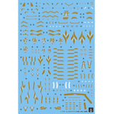 YAN FLAME Water Slide Decal KP625 Ninjia Gold Coating (YANMD028) 20250721