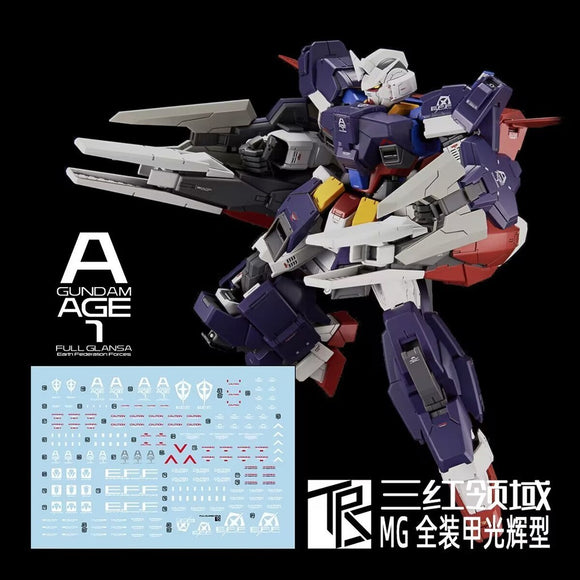 Transamsphere TRS MG 1/100 AGE-1 FULL GLANSA Water Slide Decal TRSMG017FG