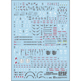 Transamsphere TRS RG 1/144 Hi-  Hi Nu + Hyper Mega Bazooka PB Water Slide Decal TRSRG013