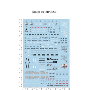 20250722 Artisan's Club MG 1/100 PB EX Impulse Water Slide Decal [MGPB155]