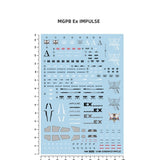 20250722 Artisan's Club MG 1/100 PB EX Impulse Water Slide Decal [MGPB155]