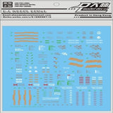 DL DAlibabaN Water slide decal MG Freedom Justice Turn Red Frame Sazabi DX NT-1 Phenex