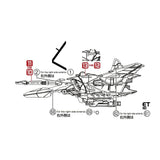 Transamsphere TRS MG 1/100 Justice Water Slide Decal TRSMG009