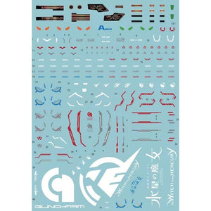 AMAX Water Slide Decal HG 1/144 TWFM AERIAL Fluo AMAXHG006 AMAXHG007