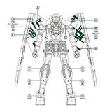 Transamsphere TRS MG 1/100 GN-002 Dynames Detail Water Slide Decal TRSMG002