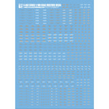 Transamsphere TRS MG RG HG 1/144 1/100 AGE Series Sign Water Slide Decal TRSTU001O TU001G TU001R TU001B TU002O TU002G