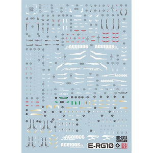20250721 EVO RG 10 RG Z ZETA 1/144 fluo water slide decal EVORG010