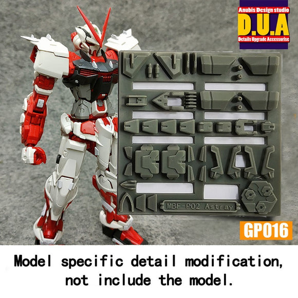 ANUBISIS 3D print detail updates parts GP016 parts tut for MG astray Red frame no kits