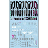 Transamsphere TRS HG 1/144 TWFM Schwarzette Fluo Water Slide Decal TRSHG016