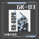 Ready Stock Phoenix Handicraft Workshop HGUC HG Pale Knight Model Details GK Modified Water slide decal Collectibles