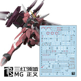 Transamsphere TRS MG 1/100 Justice Water Slide Decal TRSMG009