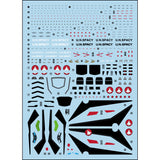 Transamsphere TRS HG 1/100 YF 19 YF-19 Water Slide Decal TRSHG007