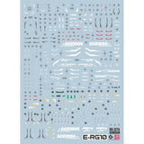 20250721 EVO RG 10 RG Z ZETA 1/144 fluo water slide decal EVORG010