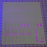 20250721 EVO RB01 HIQ Waning Sign Logo Fluo Water Slide Decal EVO100
