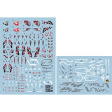 1010 MG MB 1/100 RED FRAME Water Slide Decal 1010MG029