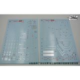 DL DALIN Water slide decal MG Series Ka Nu Hi Nu  00Q GN4 JUSETICE UNICORN DYNAMES RX78