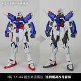 Plasticist Studio HG 1/144 Destiny face leg waist arms feet detail upgrade parts 3D printing parts  not include the body (SDJJ054)