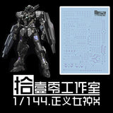 1010 Water Slide DecalRG HG 1/144 Astraea Type-F Type-X Water Slide Decal 1010RG002 1010RG003