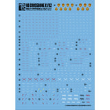 Transamsphere TRS RG 1/144 Crossbone X1 / X2 Water Slide Decal TRSRG003