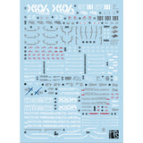 Transamsphere TRS MG 1/100 Freedom 2.0 Water Slide Decal TRSMG010