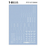 20250721 EVO Monster 1/100 T01 T02 general use water slide decal EVO100