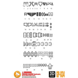 ANUBIS 3D print detail upgrade parts GP034 upgrade fit for  HG barbatos lupus rex no kits