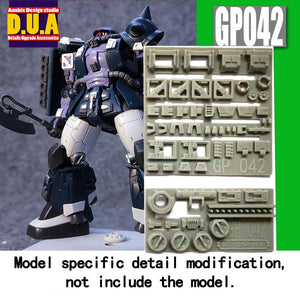 ANUBIS 3D print detail upgrade parts parts for HG MS-06R-1A Black TRI-STARS ZAKU 2 GP042 from kits