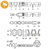 ANUBISIS 3D print detail updates parts GP016 parts tut for MG astray Red frame no kits