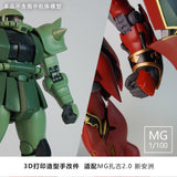 Plasticist Studio Hands FOR MG 1/100 ZAKU 2.0 SINANJU 3D printing parts  not include the body (SDJJ017)