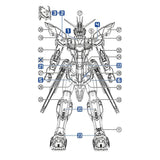 Transamsphere TRS MG 1/100 Freedom 2.0 Water Slide Decal TRSMG010