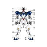 Transamsphere TRS HG 1/144 TWFM Aerial Rebuild Water Slide Decal TRSHG008