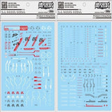 DL DALIN Water slide decal PB PG 1/60 Red Frame